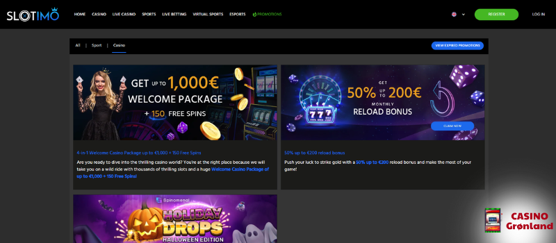 Slotimo Casino bonus